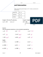 7-3 Study Guide and Intervention: Rational Exponents