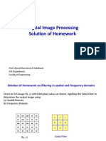 Digital Image Processing Solution of Homework