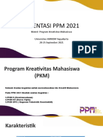 ORIENTASI PPM 2021 - Materi Program Kreativitas Mahasiswa