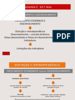 1.1 Crescimento Economico e Desenvolvimento