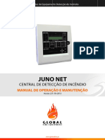 Manual Operação Manutenção Central Detecção Incêndio Juno Net