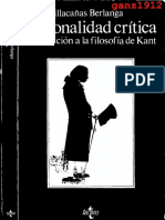 VILLACAÑAS BERLANGA, J. L. - Racionalidad Crítica (Introducción a La Filosofía de Kant)_2
