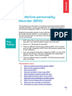 Borderline Personality BPD Factsheet