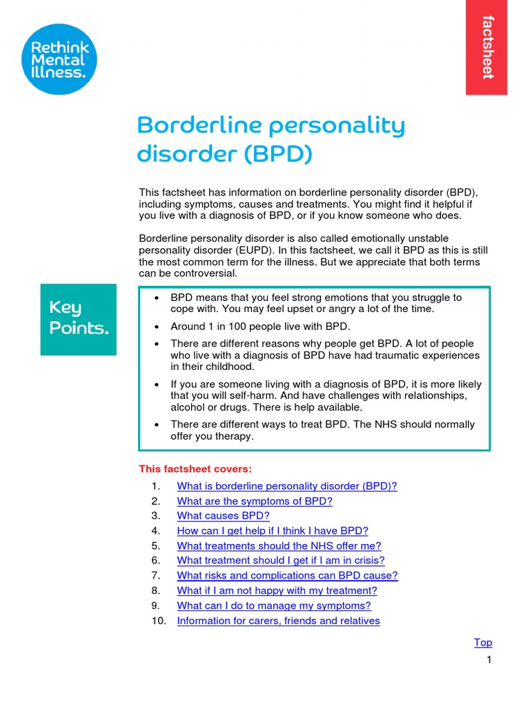 Borderline Personality Disorder For Dummies A BPD Survival Guide: Discover  The Different Types Of BPD, Everything You Need to Know About Living with