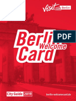 Folleto Berlin Welcomecard Guide