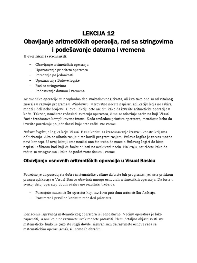 10 Visual Basic 2015 | PDF