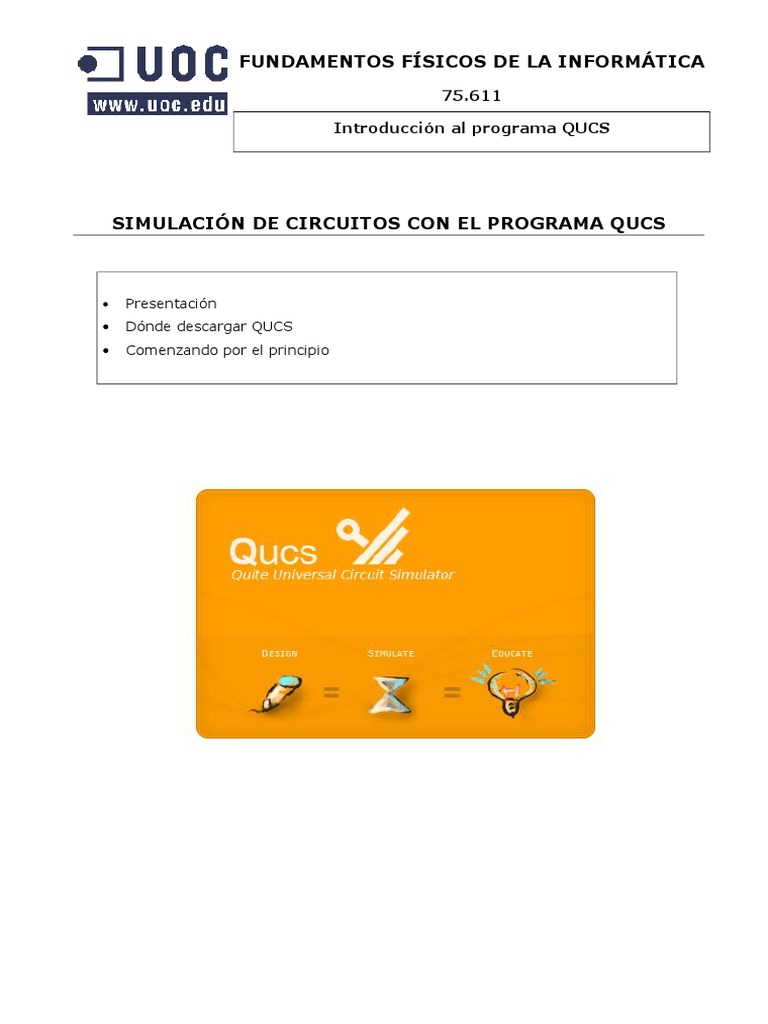 Breve Introduccin Al Programa QUCS | PDF | Ventana (informática ...
