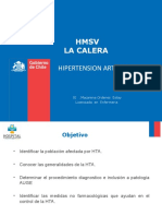 HMSV La Calera Hipertension Arterial: IE .Macarena Ordenes Estay Licenciada en Enfermeria