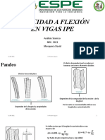 CAPACIDAD SÍSMICA A FLEXIÓN EN VIGAS IPE