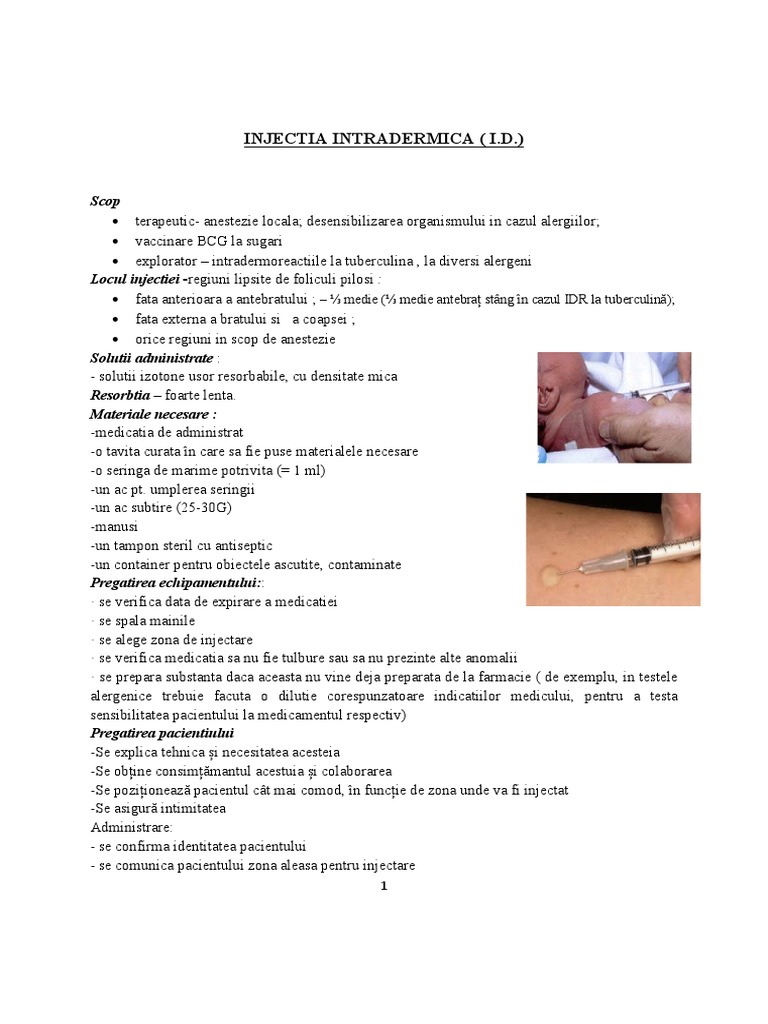 Injectii Perfuzii | PDF