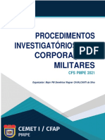 APOSTILA - Procedimentos Investigaórios Nas Corporações Militares - CFS 2021