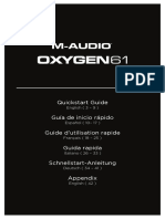 Quickstart Guide for Oxygen 61 Keyboard