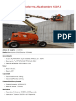 Plataforma Alzahombre 450aj JLG