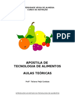 Apostila Tecnologia Dos Alimentos Refrigeracao