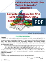 Competencia Especifica N° 4 - Inferencia Estadística - Estimación de Parámetros - Ejercicios Resueltos
