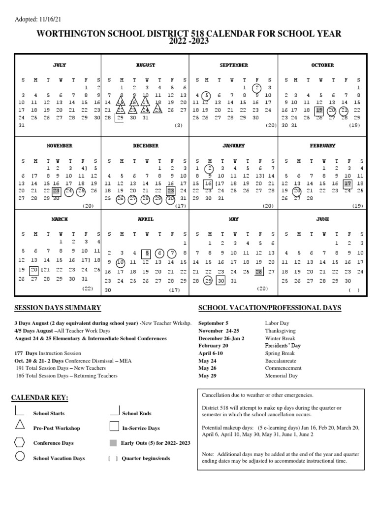 Proposed 2022-2023 Calendar | PDF | Academic Term | Schools