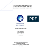 ANALISIS KUALITATIF IDENTIFIKASI FORMALIN