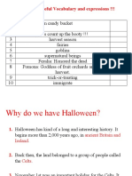 Halloween Vocabulary - Miércoles 13 de Octubre, 2021.