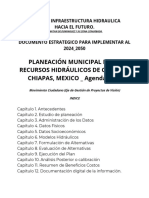 PLAN DE LOS RECURSOS HIDRAULICOS DEL MUNICIPIO DE CCMITAN CHIAPAS- AGENDA 2050
