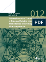 Interação Entre Transformadores e Sistema Eletrico de Potencia - Cigré