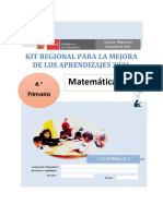 Cuadernillo de preguntas 4° Matemática -primaria