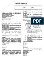 Geoprocessamento - Exercicio de Revisão