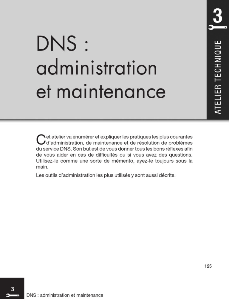 DNS | PDF | Système de noms de domaines | Serveur (Informatique)