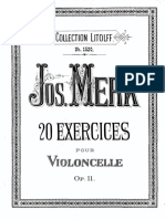 Merk Joseph Exercises Pour Violoncelle