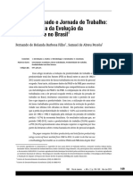 Pessoal Ocupado e Jornada de Trabalho - Uma Releitura Da Evolução Da Produtividade No Brasil