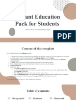Elegant Education Pack For Students: Here Is Where Your Presentation Begins