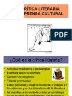 Clase #7 - Practicas Criticas - La Critica Literaria Periodistica