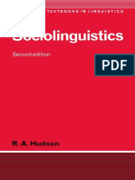 Sociolinguistics by Hudson (1996)