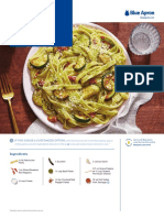 Creamy Pesto Fettuccine: With Zucchini