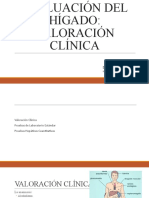 Evaluación del hígado: Valoración clínica y pruebas de laboratorio estándar