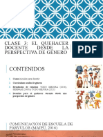 El quehacer docente, género y diversidad sexual (PPT)