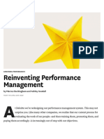 Reinventing Performance Management