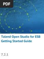 Talend Open Studio For ESB Getting Started Guide