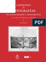 Catálogo de Fotografías de Antiguedades y Monumentos .Vol II
