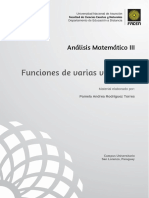 Funciones de Varias Variables