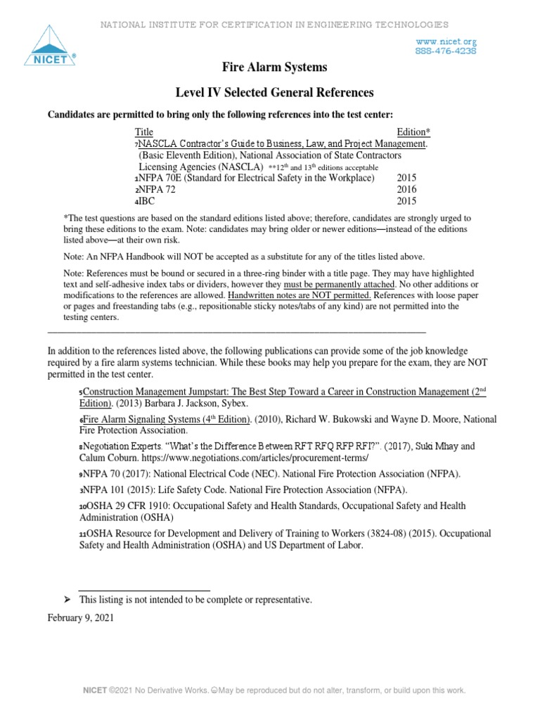 FAS IV General References | PDF | Occupational Safety And Health ...
