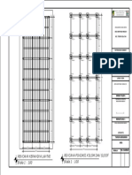 Skala 1: 100 Rencana Kerangka Lantai Skala 1: 100 Rencana Pondasi Kolom Dan Sloof
