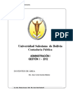 Universidad Salesiana de Bolivia: Contaduría Pública