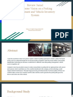 Review Jurnal Computer Vision On A Parking Management and Vehicle Inventory System