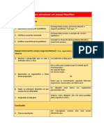 Como Estruturar Um Ensaio Filosófico