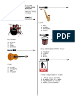 Avaliação de Artes 1ano