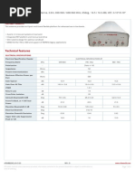 Technical Features: RF X-Treme™ 4-Port Antenna, 2.0M, 698-960 / 698-960 MHZ, 65deg, 16.5 / 16.5 Dbi, Vet, 0-10°/0-10°