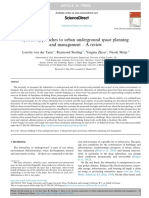 von der Tann & et al (2020) - Systems approaches to urban underground space planing and management_A review