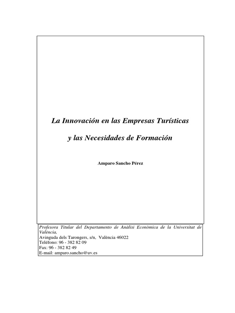 NT 1 | PDF | Innovación | Investigación y desarrollo