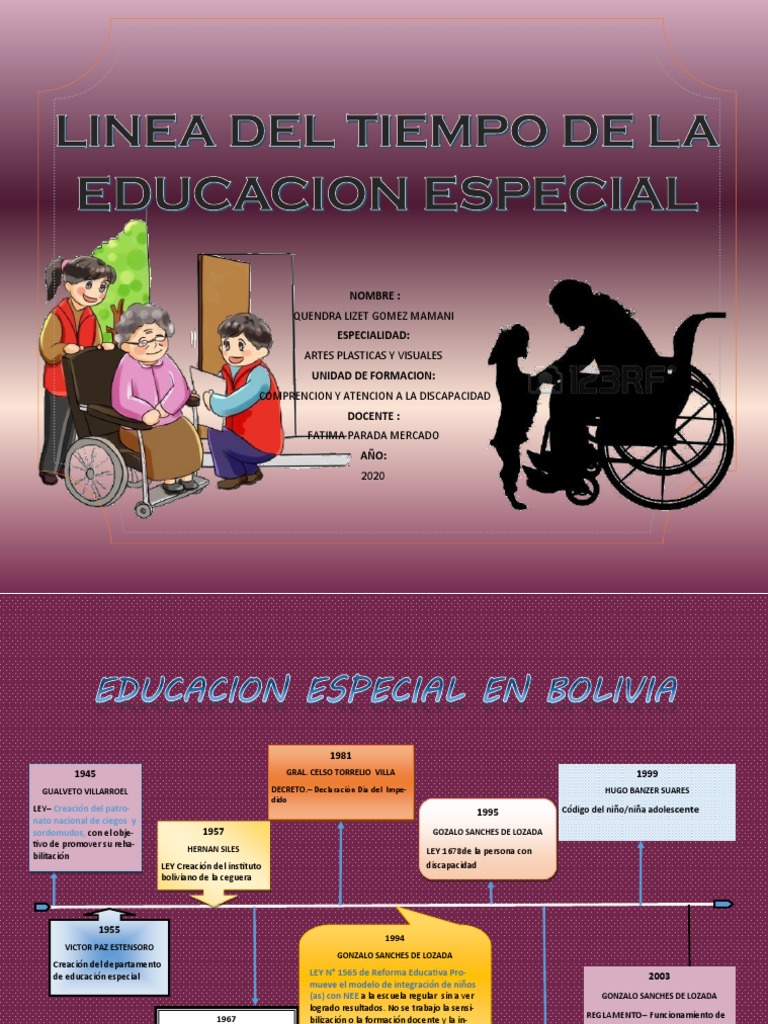 Evolución de la Ley de Discapacidad en Bolivia | PDF | Invalidez | Bolivia