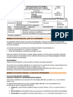 Matematicas Guia 6 Funcion Cuadratica - 9 - Ii Semestre 2021